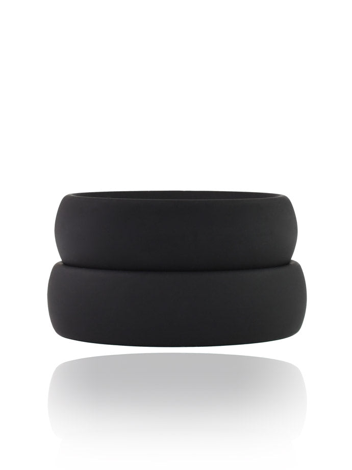 Silicone Donut Cockring Duo