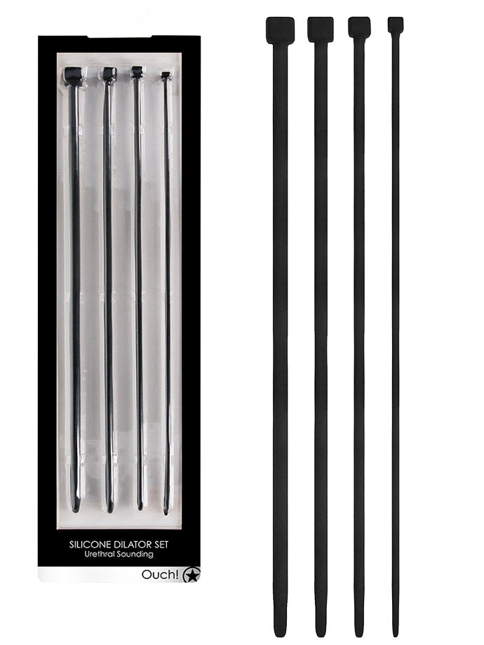 OUCH! Silicone Dilator Set - Urethral Sounding Long