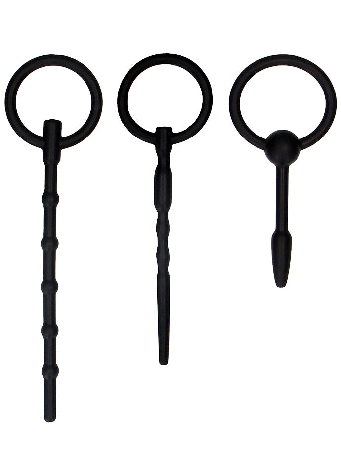 OUCH! Silicone Plug Set - Urethral Sounding Small