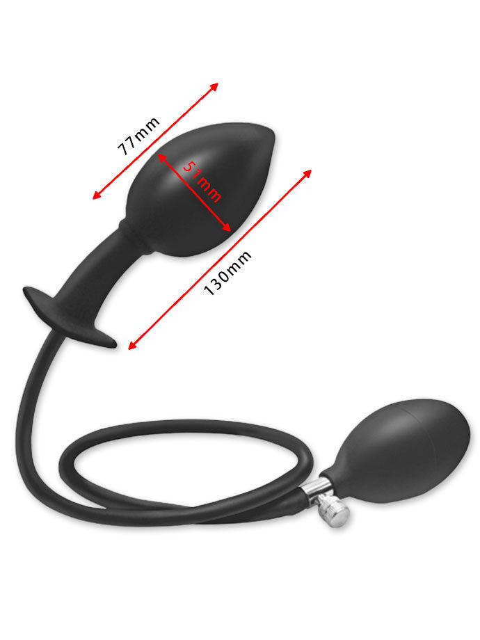 Inflatable Silicone Anal Plug
