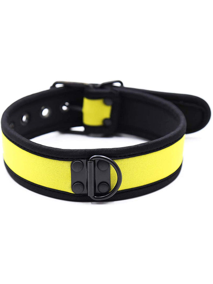 Puppy Play Neopren Halsband - Gelb