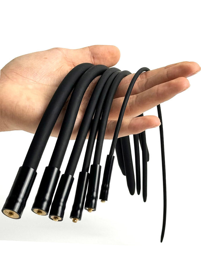 Electric Cock Rings + Dilator XL für Electric Shocker