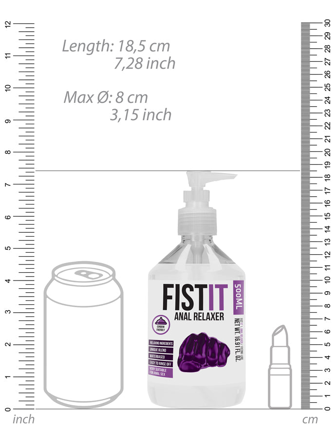 FISTIT Anal Relaxer Gleitmittel 500 ml - Pumpe