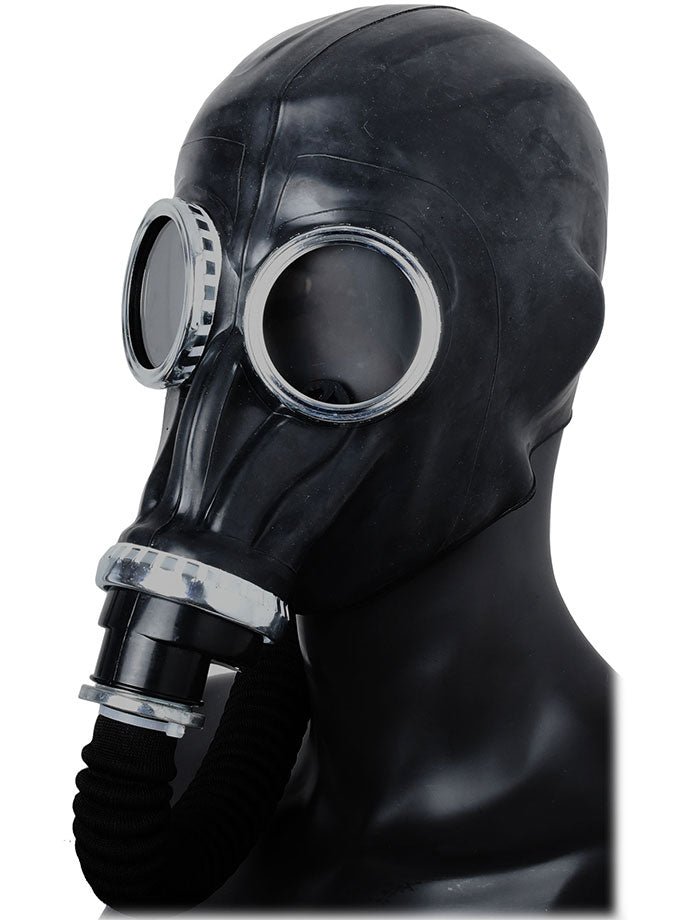 Poppers Rubber Mask mit Schlauch