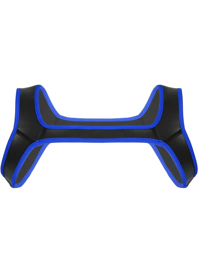 Puppy Play Neopren Harness - Blau/Schwarz