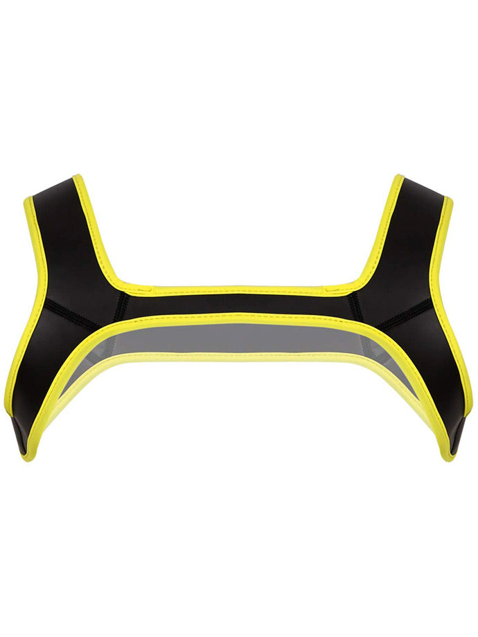 Puppy Play Neopren Harness - Gelb/Schwarz