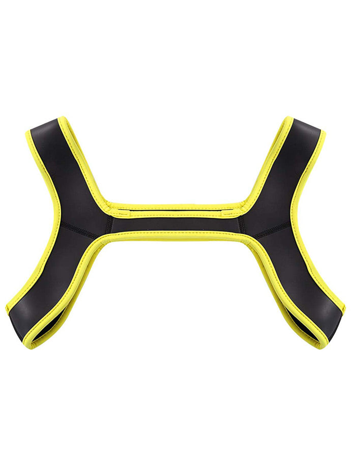 Puppy Play Neopren Harness - Gelb/Schwarz
