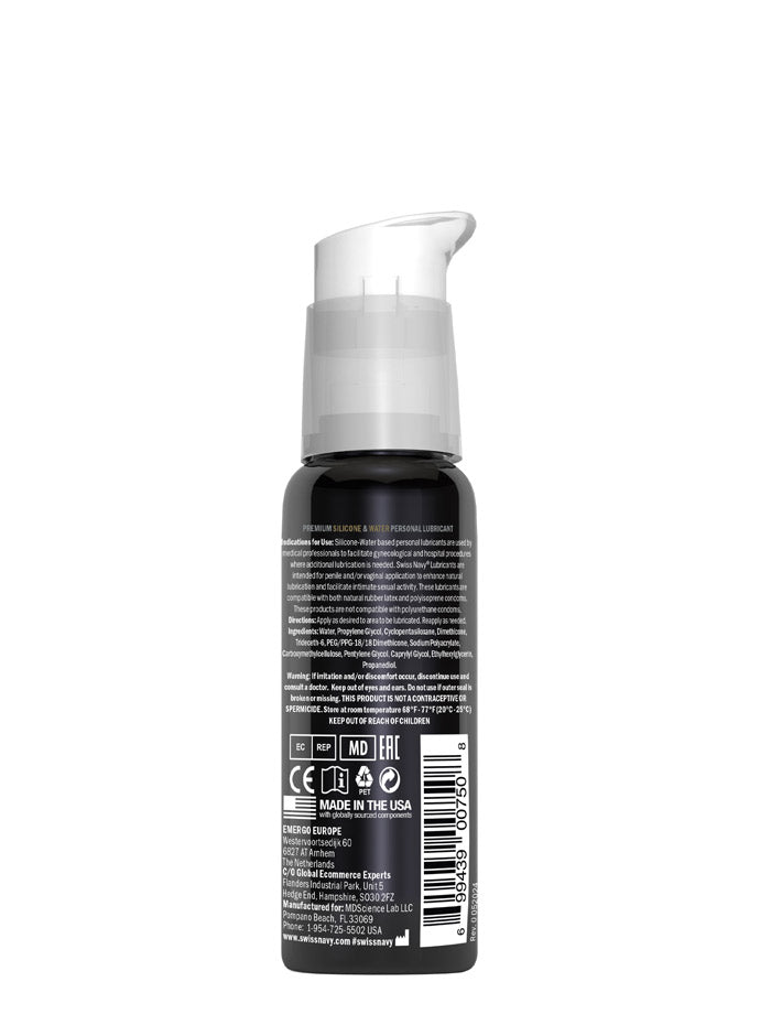Swiss Navy Hybrid (Silicone & Water) Premium Lube 29.5 ml