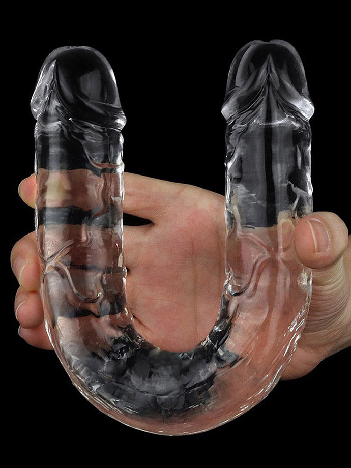 Flawless Clear 12 inch Double Dildo