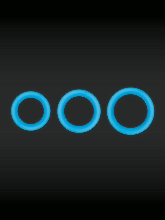 Firefly - Glow in the Dark Cockring Blue - Small