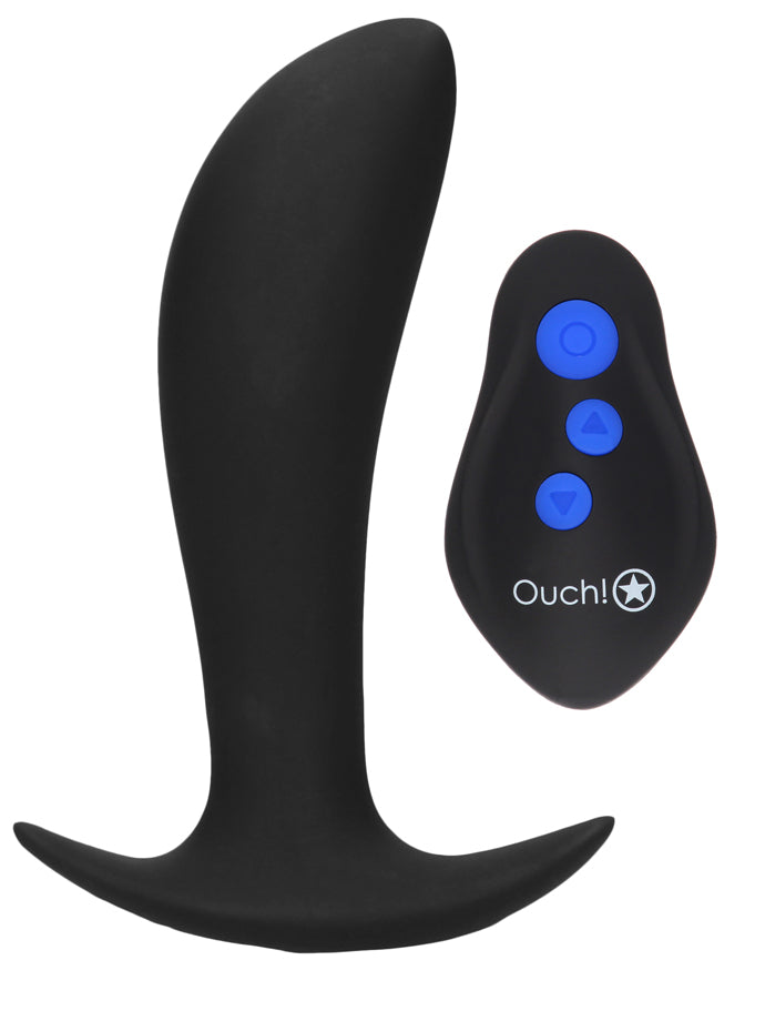 OUCH! E-stim Vibrating Butt Plug Wireless