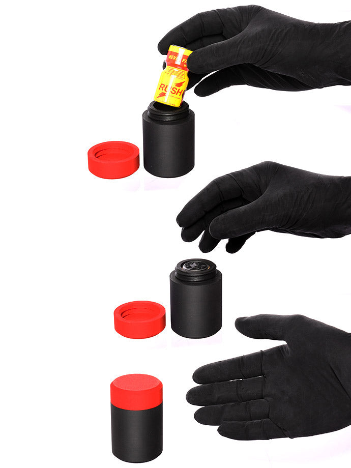 Poppers Keeper Small - Schwarz/Rot
