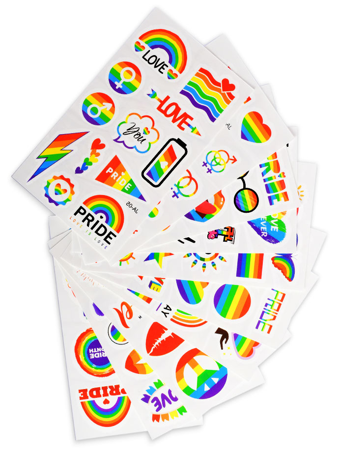Pride Tattoos - 1 Blatt