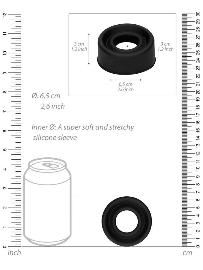 Silikon Penispumpen Manschette - Medium