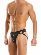 Zipper Jockstrap - Schwarz