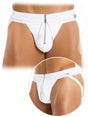 Zipper Jockstrap - Weiß