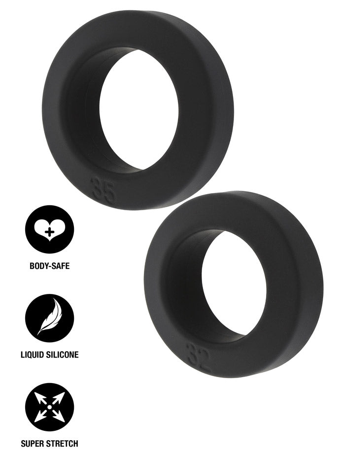 Extreme Double Stackers Cockring Set Large