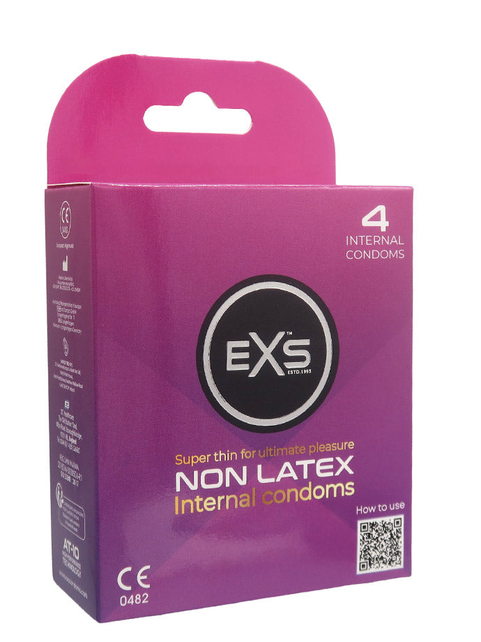 EXS - Non Latex Internal Condoms - 4 Stück