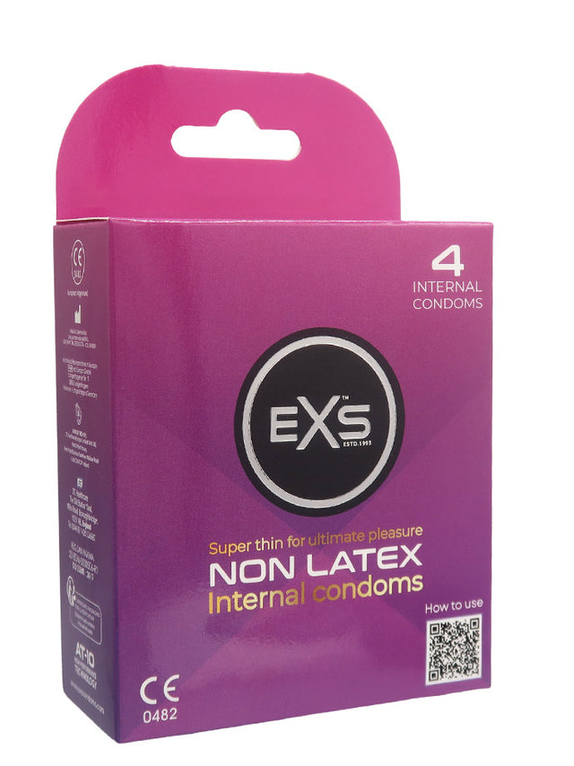 EXS - Non Latex Internal Condoms - 4 Stück