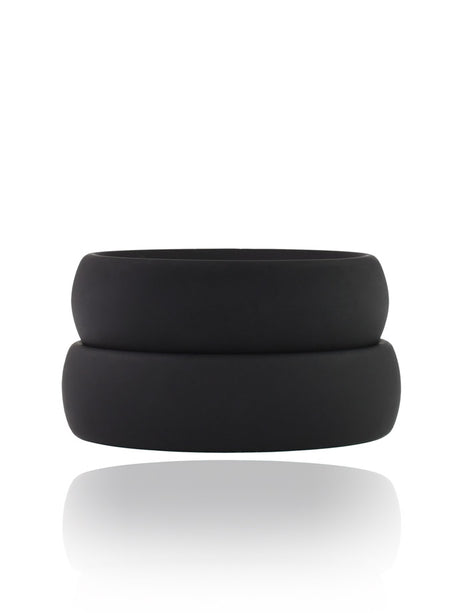Silicone Donut Cockring Duo
