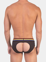 Backless Brief Pride - Schwarz