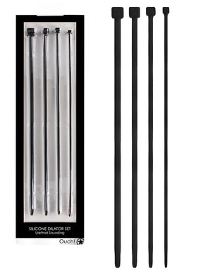 OUCH! Silicone Dilator Set - Urethral Sounding Long