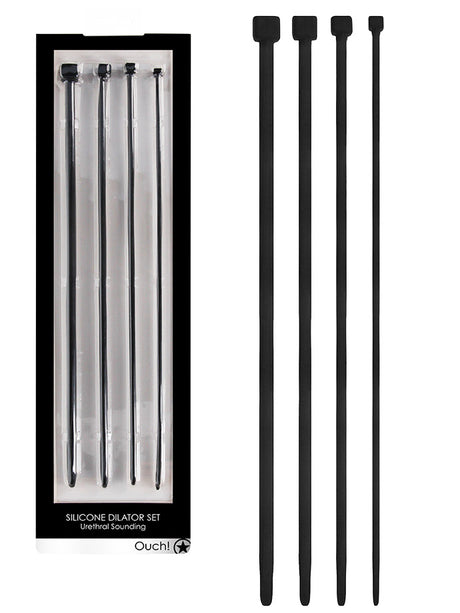 OUCH! Silicone Dilator Set - Urethral Sounding Long