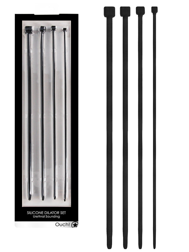 OUCH! Silicone Dilator Set - Urethral Sounding Long