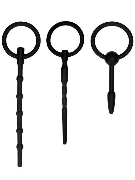 OUCH! Silicone Plug Set - Urethral Sounding Small