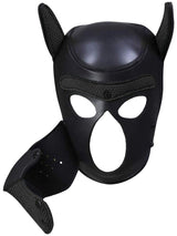 Puppy Play Hundemaske - Schwarz