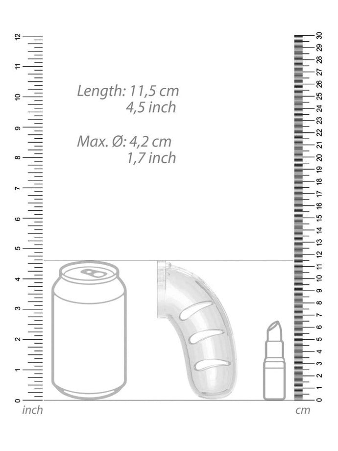 ManCage Peniskäfig Model 11 mit Plug - Transparent
