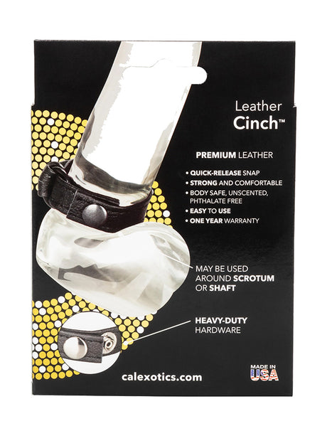 Leather Cinch Cockring