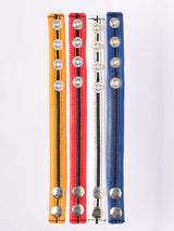 Hard Power Leder Penisring verstellbar - rot