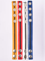 Hard Power Leder Penisring verstellbar - weiss