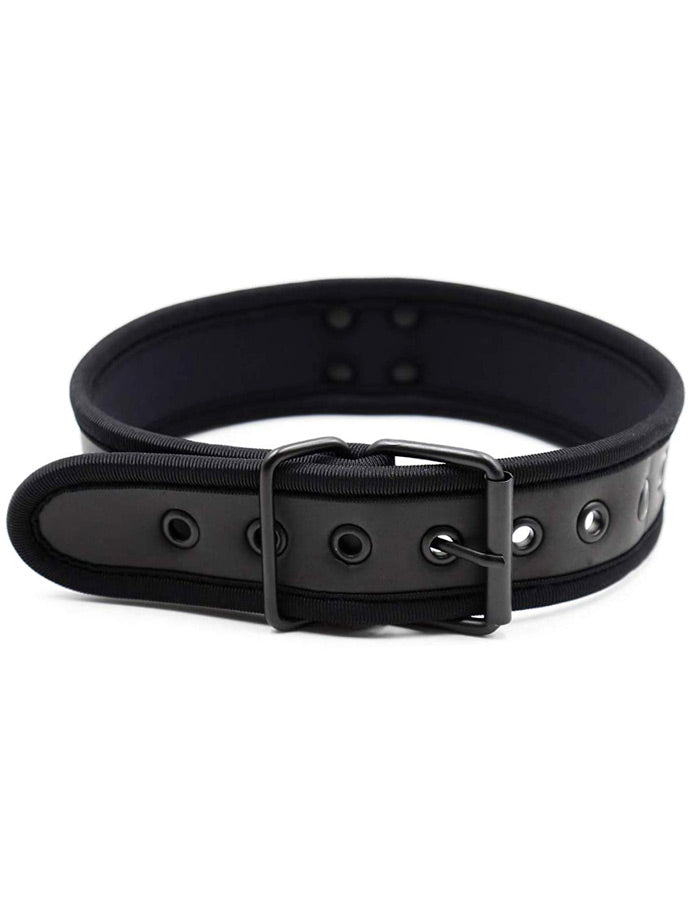 Puppy Play Neopren Halsband - Schwarz