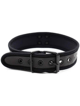 Puppy Play Neopren Halsband - Schwarz