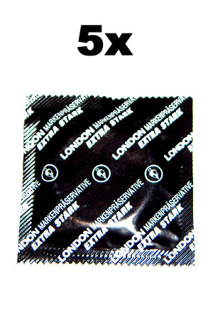 5 Stück London Kondome - extra stark