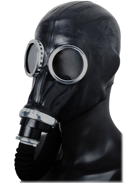 Poppers Rubber Mask mit Schlauch