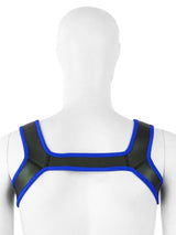Puppy Play Neopren Harness - Blau/Schwarz