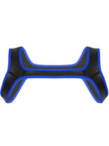 Puppy Play Neopren Harness - Blau/Schwarz
