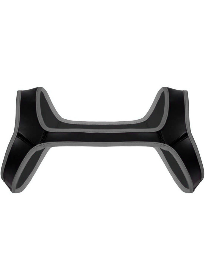 Puppy Play Neopren Harness - Grau/Schwarz