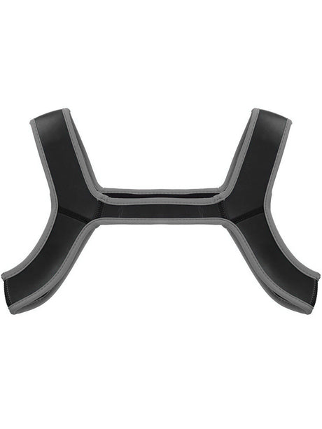 Puppy Play Neopren Harness - Grau/Schwarz