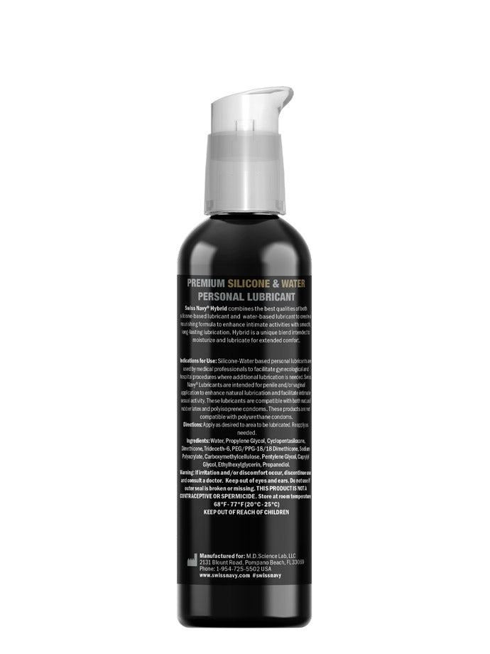 Swiss Navy Hybrid (Silicone & Water) Premium Lube 59 ml