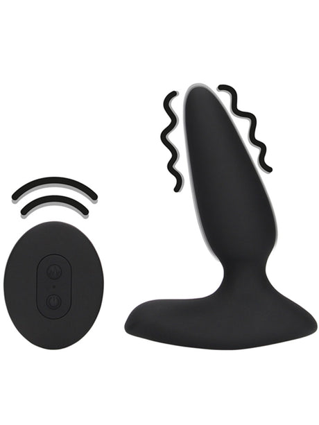 Smooth Vibrating Anal Plug with Remote Control