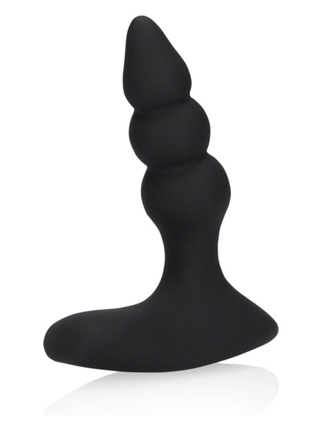 Beaded Vibrating Anal Plug with Remote Control