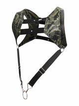 DNGEON Top Cockring Harness - Grün