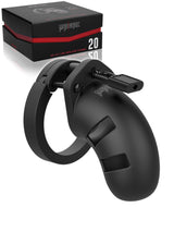 ManCage Peniskäfig Model 20 aus Silikon - Schwarz