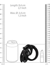 ManCage Peniskäfig Model 24 - Schwarz