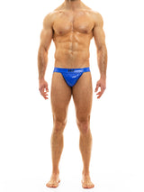 Viral Vinyl Jockstrap - Blau