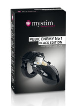 Mystim Pubic Enemy No 1 - Peniskäfig - Black Edition